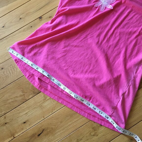 Izod Barbie Pink Floral Embroidered 100% Cotton Baby Tee - Picture 14 of 16